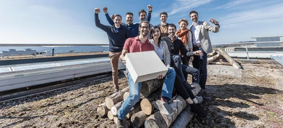 FenX was able to convince investors with its sustainable insulation material. Image: FenX/boris adolf photography