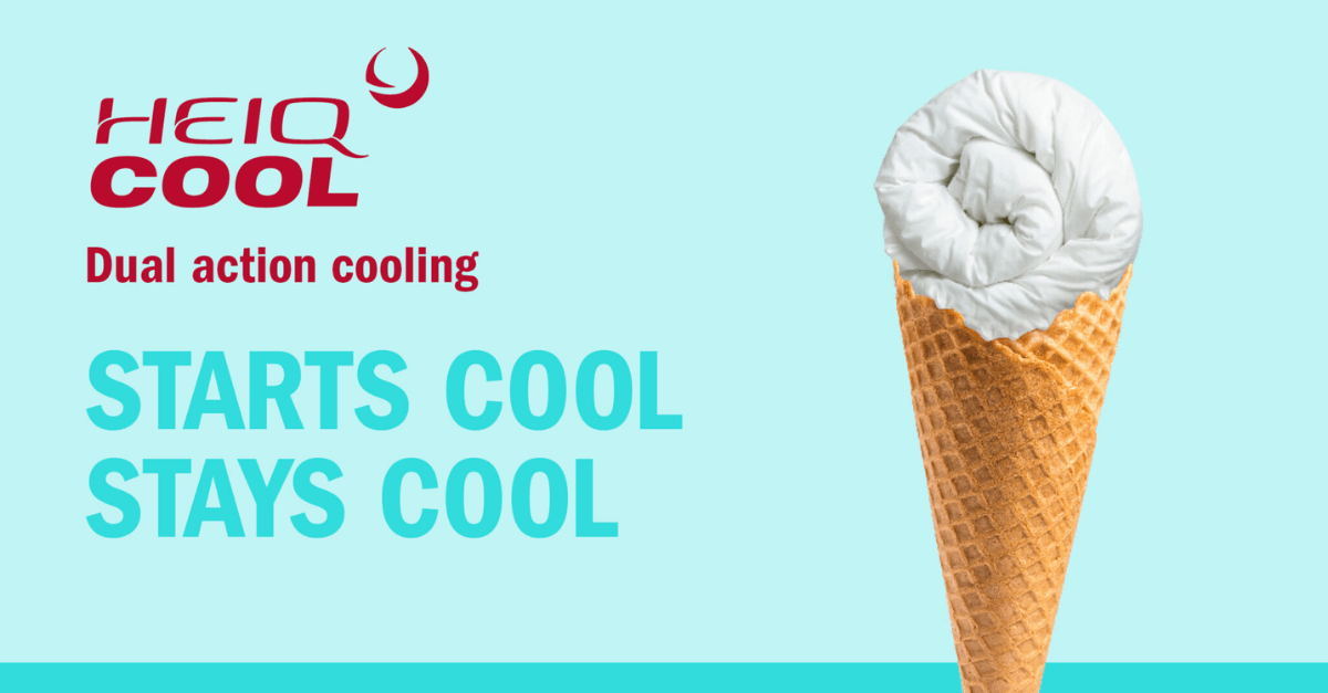 HeiQ presents textiles with dual cooling function