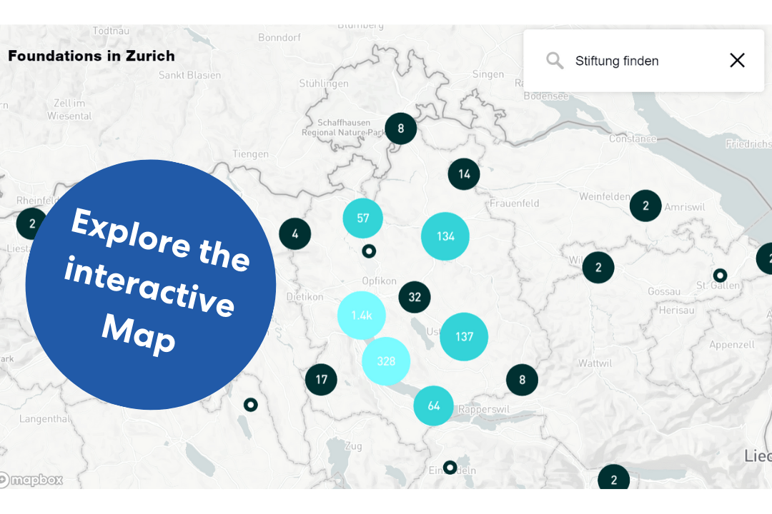 Zurich region ecosystem map for charitable foundations