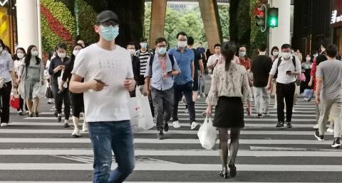 Guangzhou in April 2020 during the corona crisis